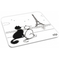 Dessous de Plat DEUX CHATS PARIS TOUR EIFFEL Chats Dubout