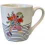 Mug FLAMANT ROSE FLEURI dans coffret