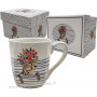 Mug GUÉPARD FLEURI dans coffret