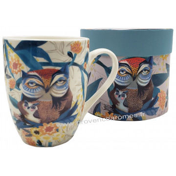 Mug HIBOU et JEUNE HIBOU ALLEN DESIGNS dans coffret