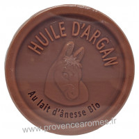 Savon LAIT D'ÂNESSE Bio à l'huile d'Argan 100 gr Esprit Provence