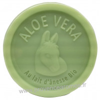 Savon LAIT D'ÂNESSE Bio à l'ALOÉ VÉRA 100 gr Esprit Provence