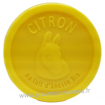 Savon LAIT D'ÂNESSE Bio CITRON 100 gr Esprit Provence