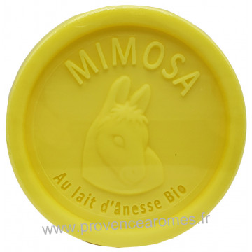 Savon LAIT D'ÂNESSE Bio MIMOSA 100 gr Esprit Provence