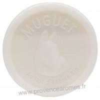 Savon LAIT D'ÂNESSE Bio MUGUET 100 gr Esprit Provence