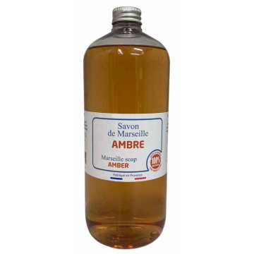 Savon douche de Marseille Ambre 1 litre