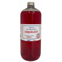 Savon douche de Marseille Coquelicot 1 litre