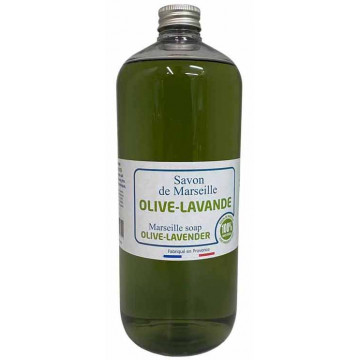 Savon douche de Marseille Olive 1 litre