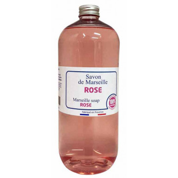 Savon douche de Marseille Rose 1 litre