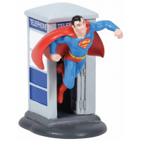 SUPERMAN cabine téléphonique figurine DC Comics Silver age collection Jim Shore