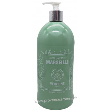 Savon liquide de Marseille Verveine flacon pompe 1 litre