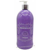 Savon liquide de Marseille Lavande flacon pompe 1 litre