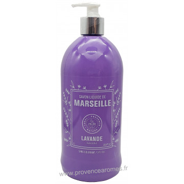 Savon liquide de Marseille Lavande flacon pompe 1 litre