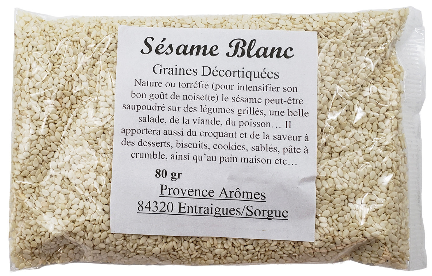 SESAM BLANC - Sachet 250g 