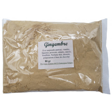 Gingembre poudre Sachet de 80 gr