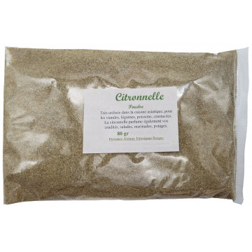 Citronnelle poudre Sachet de 70 gr