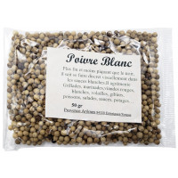 Poivre Blanc grain Sachet de 50 gr