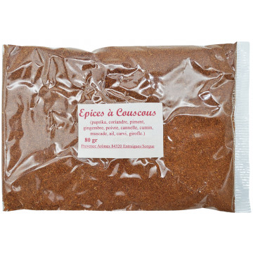 Épices pour Couscous Sachet de 80 gr