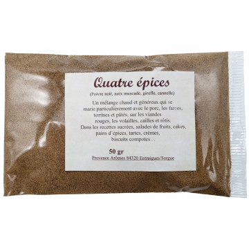 Quatre épices Sachet de 50 gr