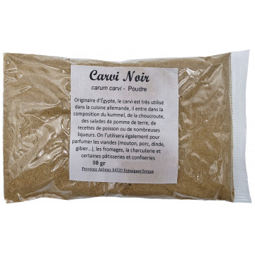 Carvi noir poudre Sachet de 80 gr