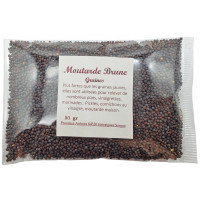 Moutarde brune graine Sachet de 80 gr