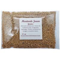 Moutarde jaune graine Sachet de 80 gr