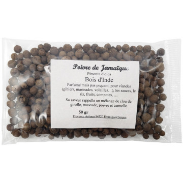 Poivre de Jamaïque grain Sachet de 50 gr