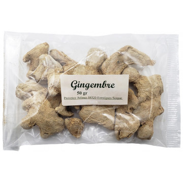 Gingembre racine entière Sachet de 50 gr