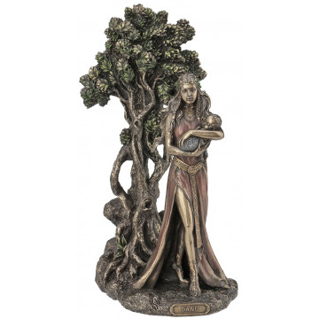 Statuette DANU DÉESSE MÈRE DE TUATHA DE DANANN 28 cm effet bronze