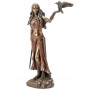 Statuette DÉESSE MORRIGAN 26,5 cm effet bronze