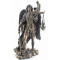 Statuette ARCHANGE SAINT MICHEL 27 cm effet bronze