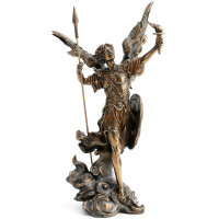 Statuette ARCHANGE URIEL 35,5 cm effet bronze