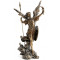 Statuette ARCHANGE URIEL 35,5 cm effet bronze