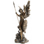 Statuette ARCHANGE URIEL 35,5 cm effet bronze