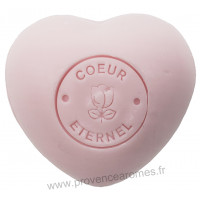 Savon cœur éternel rose 25 gr