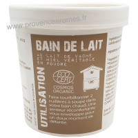 Bain de lait au lait de vache et miel véritable Mas du roseau