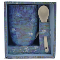 Mug avec cuillère LES NYMPHEAS Claude Monet