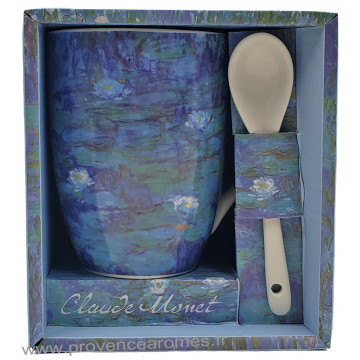 Mug avec cuillère LES NYMPHEAS Claude Monet