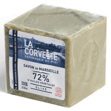 Savon de Marseille Olive La Corvette 100% Naturel 300g