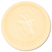 Savon au LAIT DE CHÈVRE Bio Monoï de Tahiti AOP 100 gr Esprit Provence