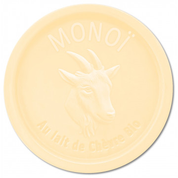 Savon au LAIT DE CHÈVRE Bio Monoï de Tahiti AOP 100 gr Esprit Provence