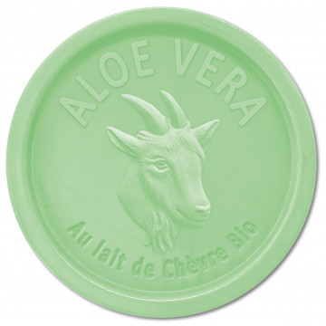 Savon au LAIT DE CHÈVRE Bio à l'ALOÉ VÉRA 100 gr Esprit Provence