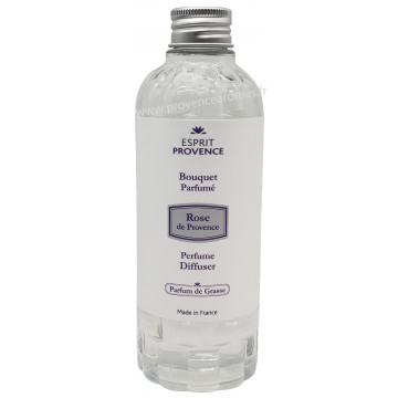 Recharge parfum d'ambiance à bâtons ROSE DE PROVENCE 250 ml Esprit Provence