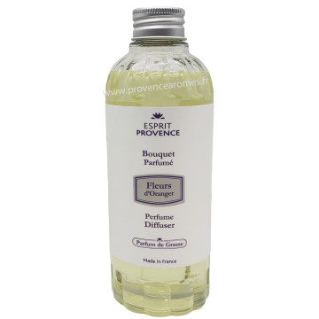 Recharge parfum d'ambiance à bâtons FLEUR D'ORANGER 250 ml Esprit Provence