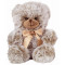 Peluche Ourson marron nœud satiné