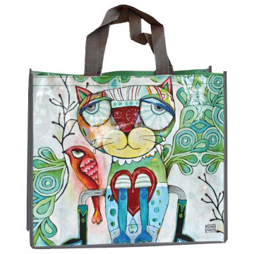 Sac Cabas LE CHAT ET L'OISEAU ALLEN DESIGNS