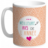 Mug POUR LA MEILLEUR AVS DE L'ANNÉE collection Mugs petits messages