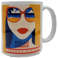 Mug HELLO SUMMER FRENCH RIVIERA