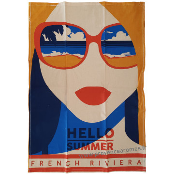 Torchon HELLO SUMMER FRENCH RIVIERA