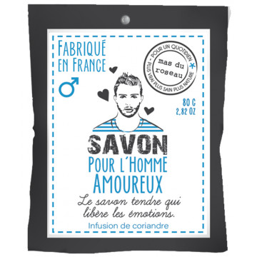 SAVON POUR L’HOMME AMOUREUX – 80 gr Mas du roseau